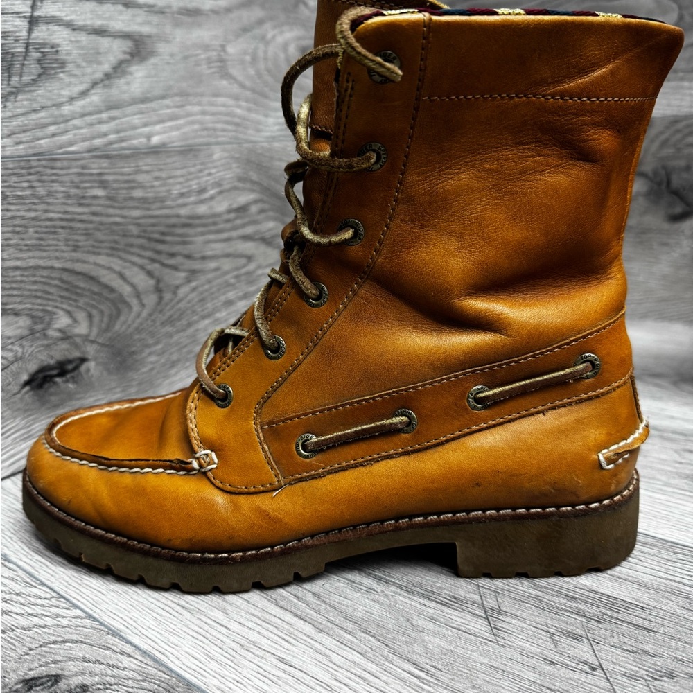 Sperry Womens top sider lug chukka leather boots size 7.5 - Picture 3 of 11